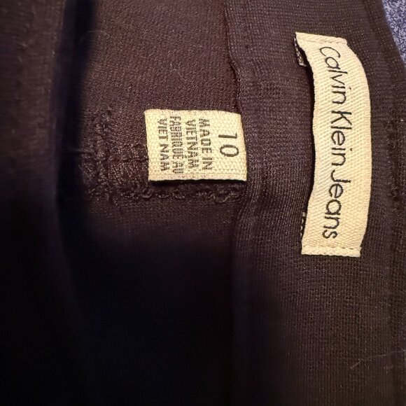 EUC Calvin Klein Black Stretch pant - Picture 3 of 3